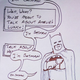 Image for article titled Father draws his daughter silly superhero cartoons to convince her to eat her lunch